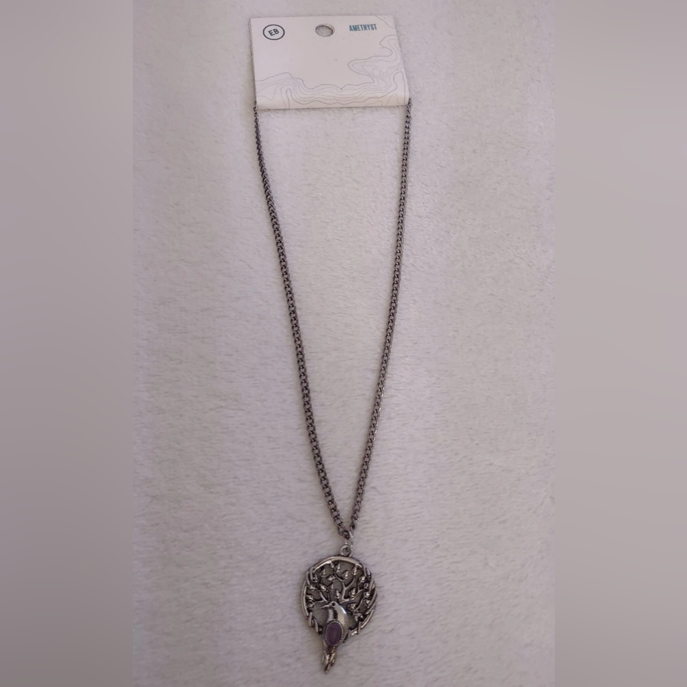 New, Earthbound Amethyst  necklace